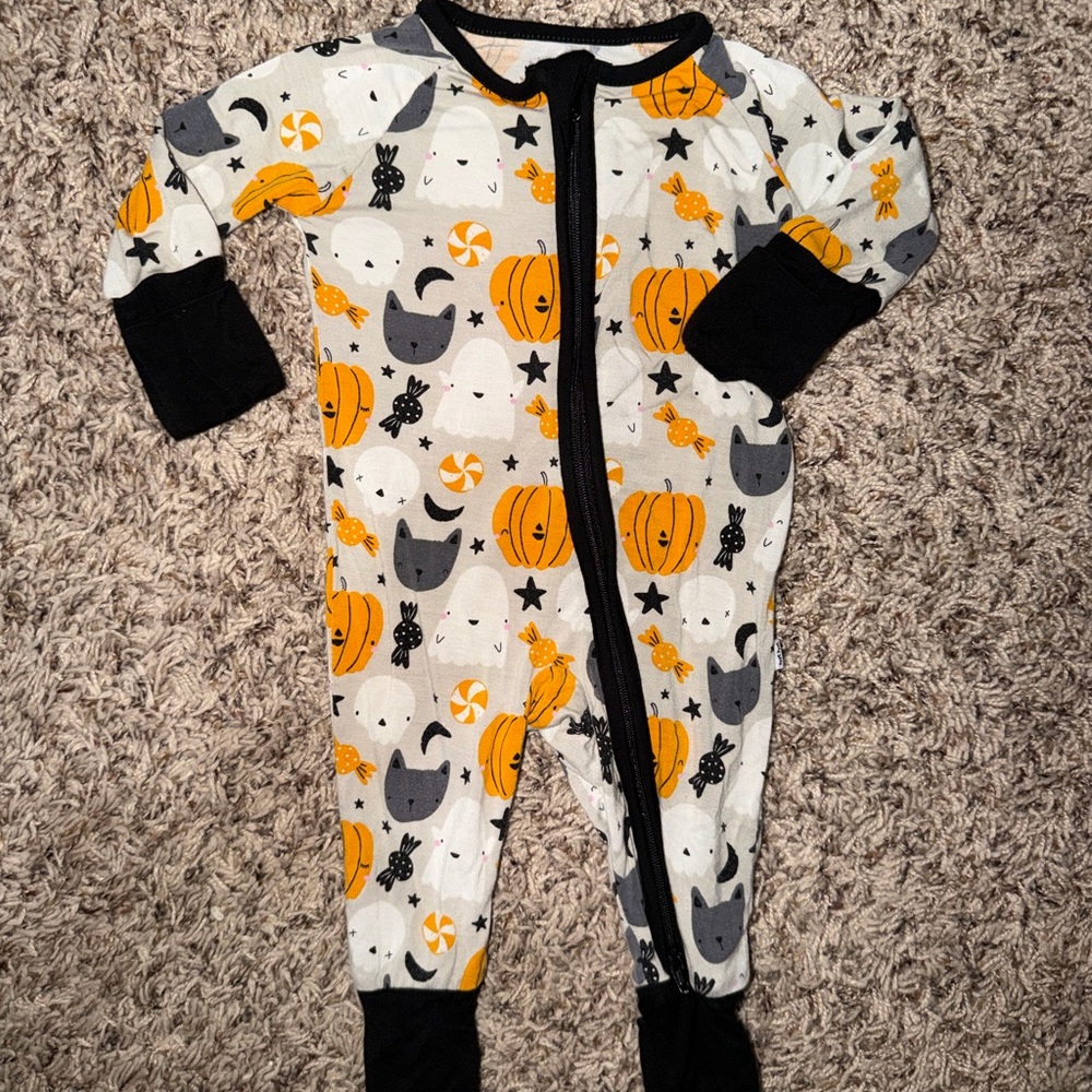 Little Sleepies ‘Boo Crew’ Bamboo Zippy - Newborn